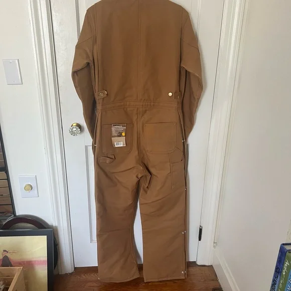 Carhartt Quilt Lined Duck Coveralls - Picture 2 of 8